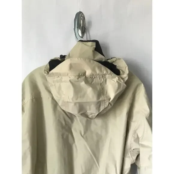 Orvis Jacket Medium Mens Gore Tex Tan Fishing Outdoors Hood Gorpcore Pockets Med